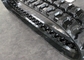 300 X 52,5 het Graafwerktuig Rubber Tracks For die van X 84W Rig Crane Undercarriage Parts boren