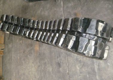 Black Replacement Rubber Tracks For Excavators With Vulcanized Rubber Track