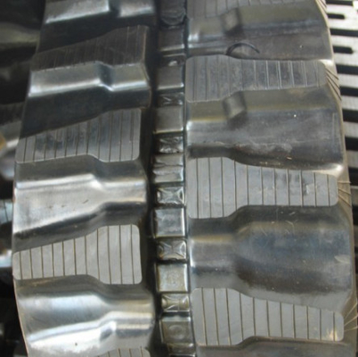 Zwart rubberen spoor (B350*55Kx38) voor gebruik in een skidsteerladingsmachine