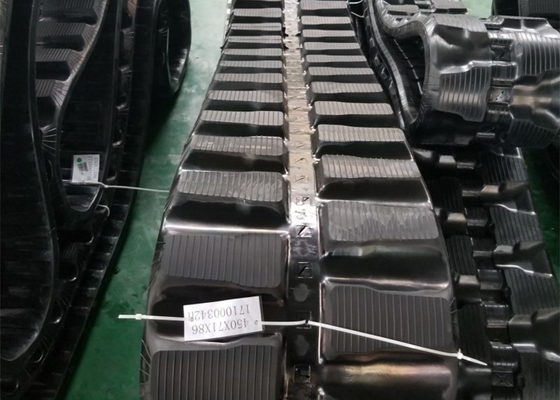 Excavator Rubber TrackS 450 X 71 X 86 Links voor KUBOTA / HANIX / HYUNDAI