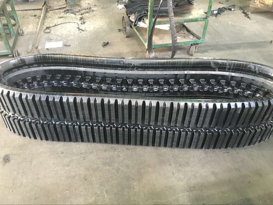 ZB450x86x56 Recht patroon Skid Steer Loader Grootte Verstelbare Rubber Track