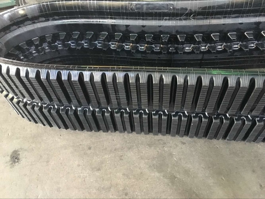 ZB450x86x56 Recht patroon Skid Steer Loader Grootte Verstelbare Rubber Track