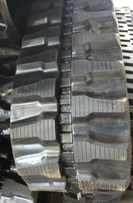 350x55x38 zwart rubberen spoor voor graafmachines met een gewicht van 90 kg/pc