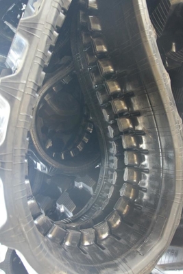 350x55x38 zwart rubberen spoor voor graafmachines met een gewicht van 90 kg/pc
