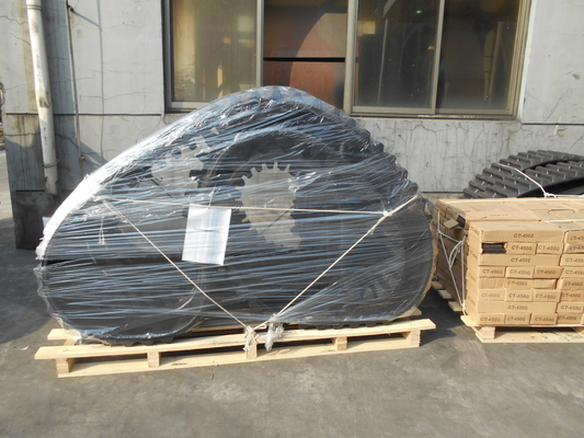 700x100x80 op maat gemaakte dumper rubber track voor Morooka bouwmachines