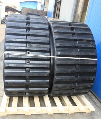 700x100x80 op maat gemaakte dumper rubber track voor Morooka bouwmachines