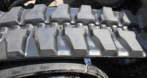 500x92x84W Op maat gemaakte goede kwaliteit graafmachine Rubber Crawler Rubber Track