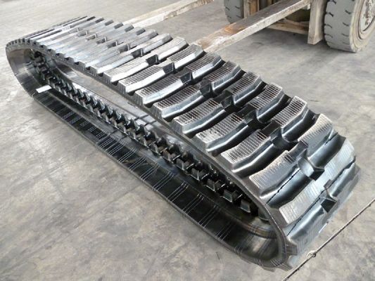 420x100x54 Block Tread Cralwer MX55 Graafmachine Rubber Track