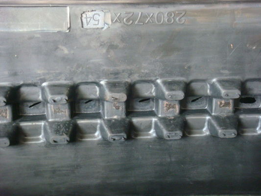 Rubberen spoor 280x72x64 bouwmachineonderdelen graafmachine mini graafmachine rubberen spoor