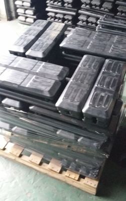 450 mm Bolt-on Rubber Track Pad Road Liner Tracked Pads Track Shoe voor graafmachines