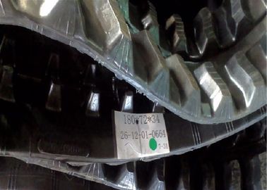 Graafmachine Rubber Tracks 180 * 72 * 34 met 180mm breedte Engineering Graafmachines Machinery Parts