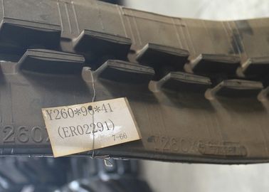 Zwart de Kleurengewicht 70kg van Vio20 yanmar Rubbersporen met Lage Gronddruk