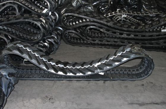 400x72.5x76W graafmachine rubberen spoor voor bouwmachines