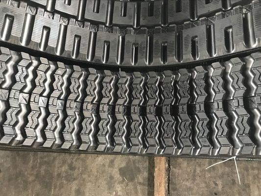 320x86x55/400x86x55/450x86x55 Zigzag Patroon Skid Steer Loader Rubber Track