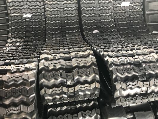 320x86x55/400x86x55/450x86x55 Zigzag Patroon Skid Steer Loader Rubber Track
