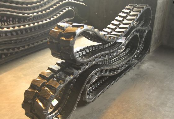 Rubberen spoor 300x55x78 Fabrieksvoorziening Topkwaliteit graafmachine Rubberen spoor