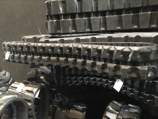 Gezamenlijk Vrij 250mm Breedtegraafwerktuig Rubber Tracks For KOMATSU PC20UU