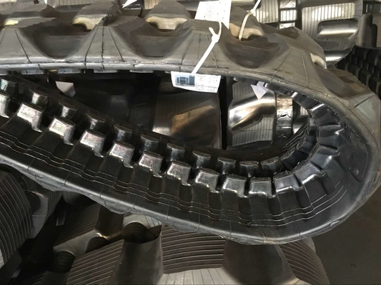 Gezamenlijk Vrij 250mm Breedtegraafwerktuig Rubber Tracks For KOMATSU PC20UU