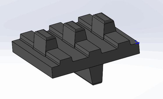 Breedte 32mm de Kleine Rubber Jointless 66 Verbindingen van het Rolstoelspoor