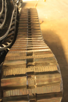 56 Verbindingen 280mm de Brede Zwarte Kleur van Graafwerktuigrubber tracks jointless