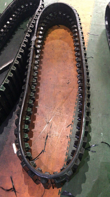 56 Verbindingen 280mm de Brede Zwarte Kleur van Graafwerktuigrubber tracks jointless