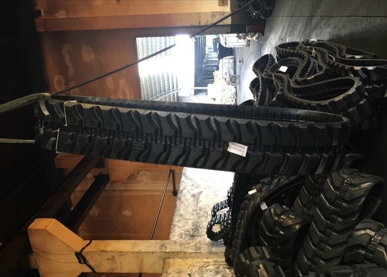 80 verbindingen 300mm Breedtegraafwerktuig Jointless Rubber Tracks Continuous
