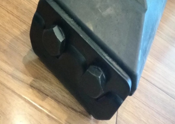 Bolt-on-tracked pad Rubber pads voor graafmachines Asfalt asfalten Bouwmachines