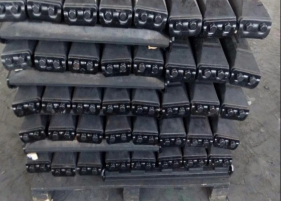 Bolt-on-tracked pad Rubber pads voor graafmachines Asfalt asfalten Bouwmachines